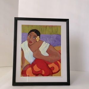 Gauguin Study- Master Copy Acrylic Painting  on 8x10 Canvas Sheet Impressionist